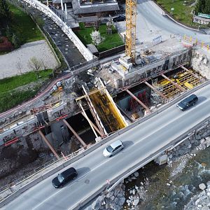 Land Tirol: Unterflurtrasse Scheffau am Wilden Kaiser