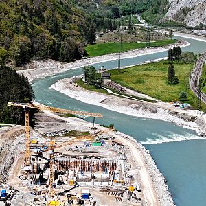 Neubau Kraftwerk Stegenwald, Werfen