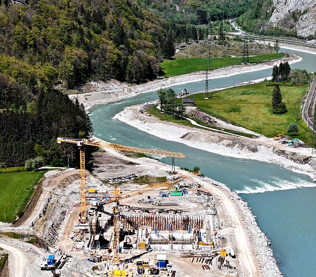 Neubau Kraftwerk Stegenwald, Werfen